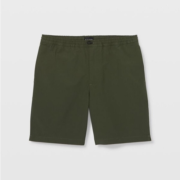 Club Monaco Green Ripstop Shorts - Picture 5 of 6